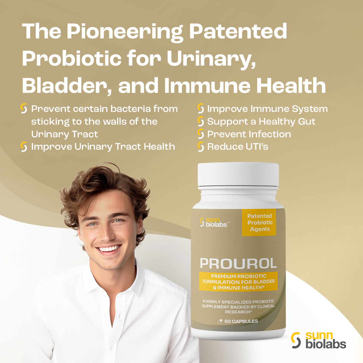 Bladder Probiotic Clinical Grade Probiotic | Bladder Cancer | UTI | PROUROL – Sunn Biolabs