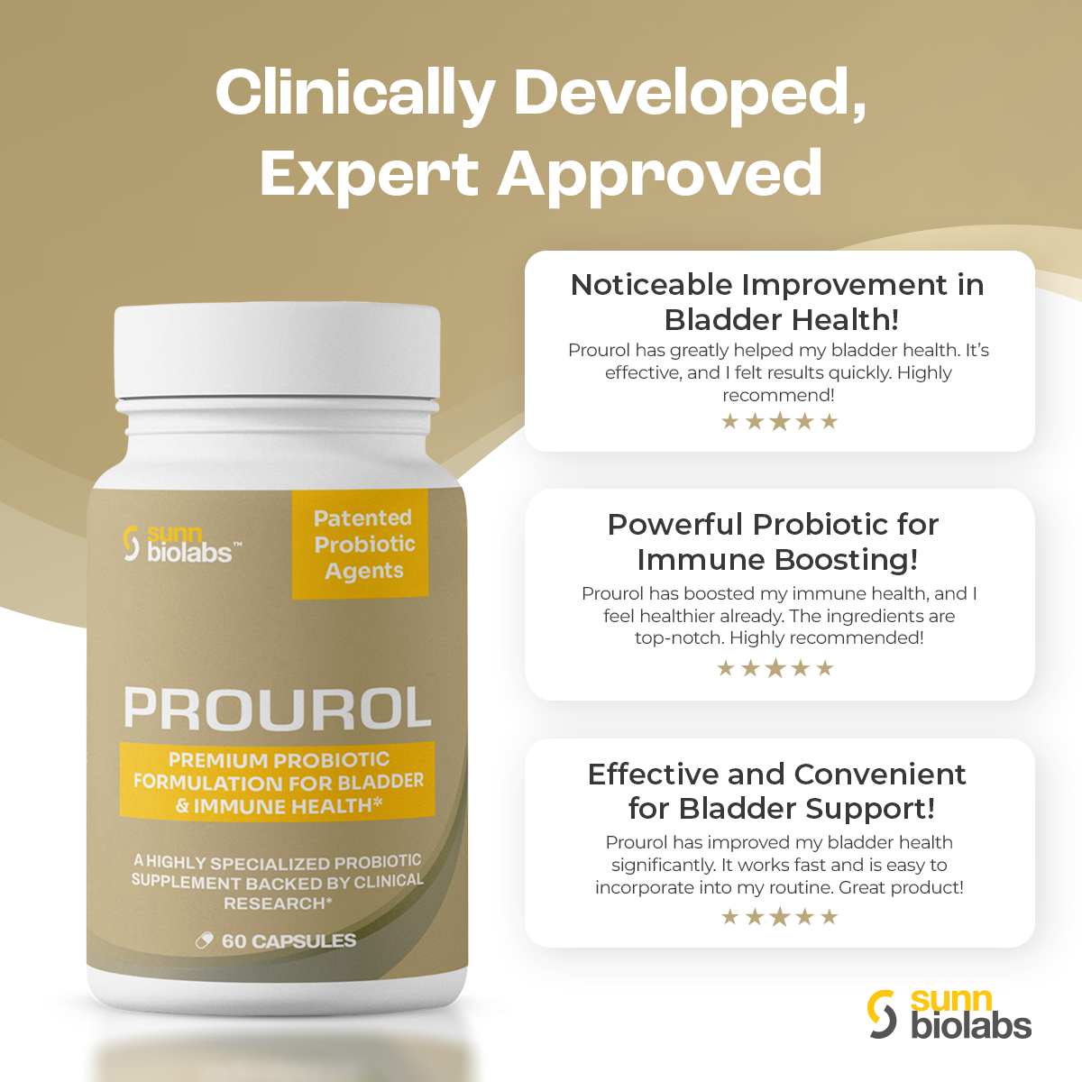Bladder Probiotic Clinical Grade Probiotic | Bladder Cancer | UTI | PROUROL – Sunn Biolabs