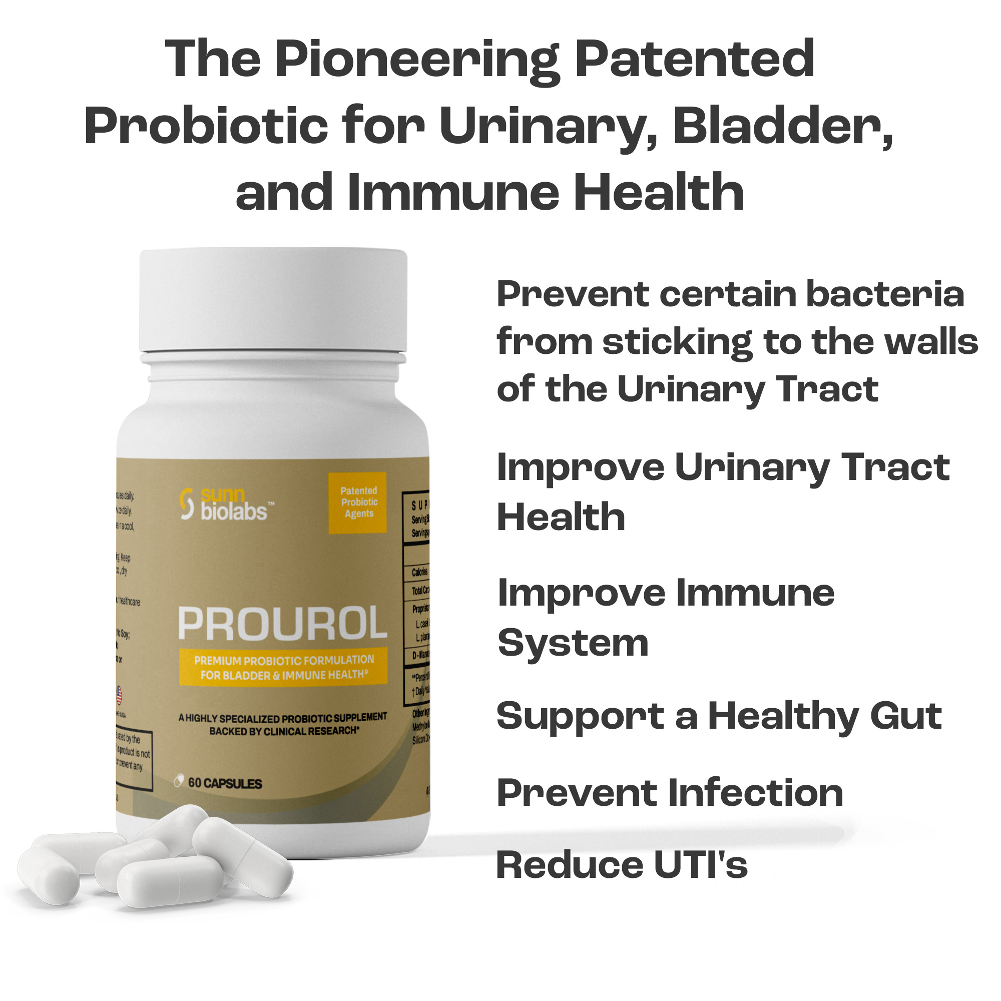 Bladder Probiotic Bladder Cancer | UTI | Probiotic | Prourol – Sunn Biolabs
