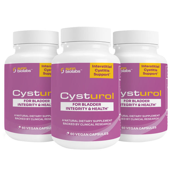 CYSTUROL-Interstitial Cystitis Relief- 90-Day Supply (3 Bottles) – Sunn ...